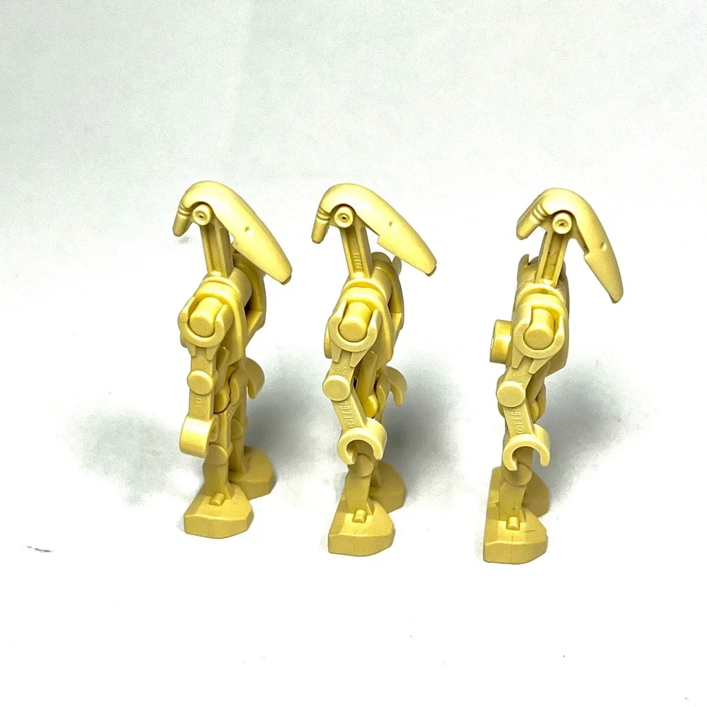LEGO Star Wars Battle Droid Minifigures Tan B1 Droid Lot of 3 sw0001c